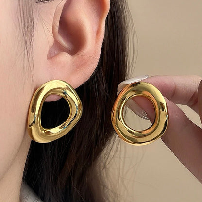 Boucles d’oreilles Ronde Lisse