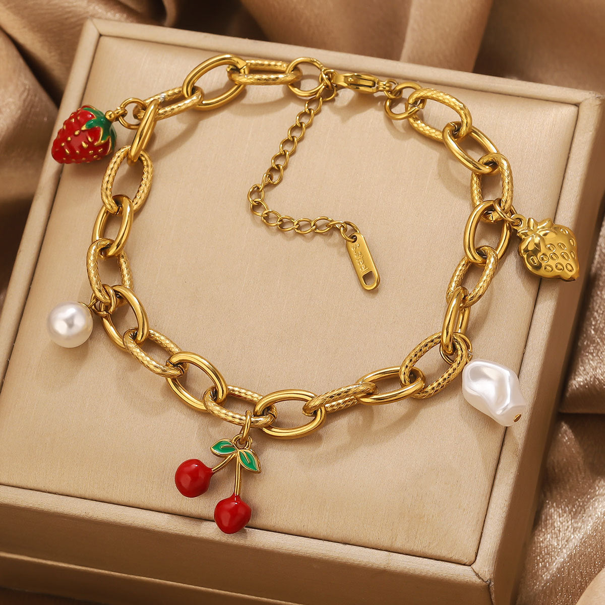 Bracelet Breloque Doré