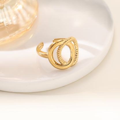 Bague vintage dorée