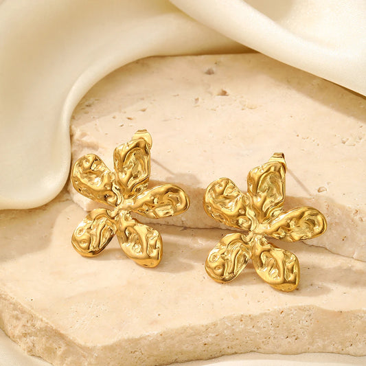 Boucles d’Oreilles Pendantes Fleur